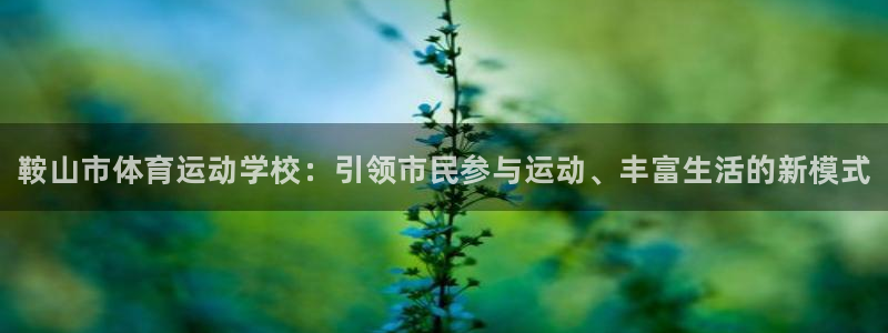 一竞技官网下载软件:鞍山市体育运动学校:引领市民参与运动、丰